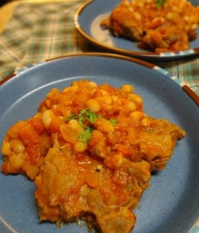 豚肉と白インゲン豆のカスレ風煮込み