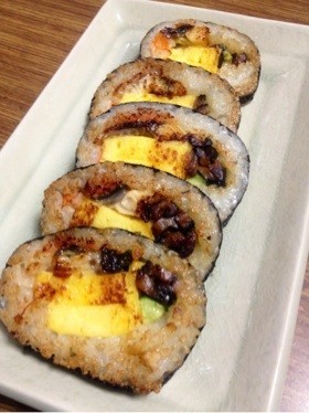 col_042-10 あまった恵方巻きがヘンシーン!焼き寿司に