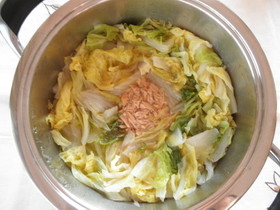 簡単♪白菜とツナの煮物
