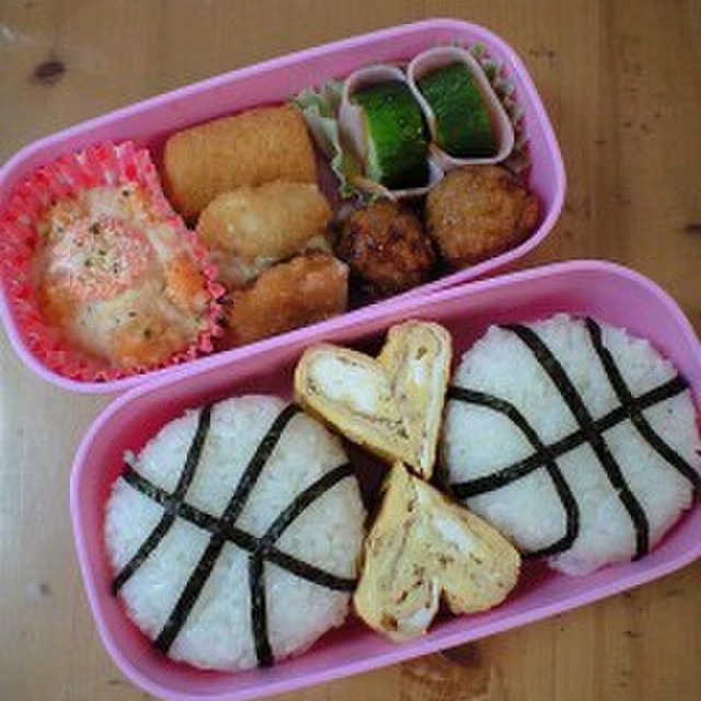 バスケットボールおにぎり キャラ弁 レシピ 作り方 By ふわとろちゃん クックパッド 簡単おいしいみんなのレシピが360万品