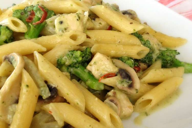 ペンネで バジルのクリームパスタ レシピ 作り方 By ラムち クックパッド 簡単おいしいみんなのレシピが349万品