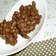 残った節分の豆で♥️豆チョコ