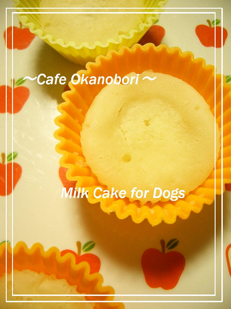 完成まで5分☆犬用ミルクケーキの画像