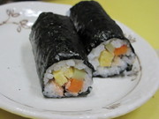 離乳食完了期~ 簡単!1歳児の恵方巻きの写真