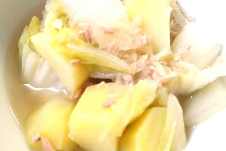 じゃがいもと白菜のツナ煮 レシピ 作り方 By すまいるゆっきー クックパッド 簡単おいしいみんなのレシピが364万品