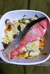 鮭の味噌マヨ☆チャンチャン焼き