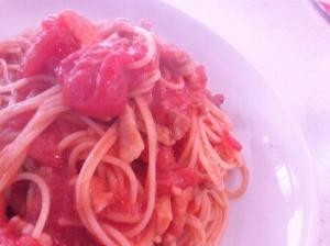 シンプル☆トマトソーススパゲティー♪の画像