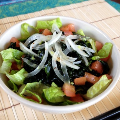 わさび風味★シンプル海藻サラダの写真