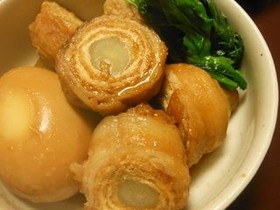 豚バラと油揚げ★こくうま煮