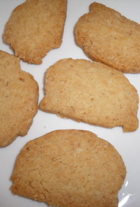 超簡単・米粉で作る堅焼きピーナツクッキー