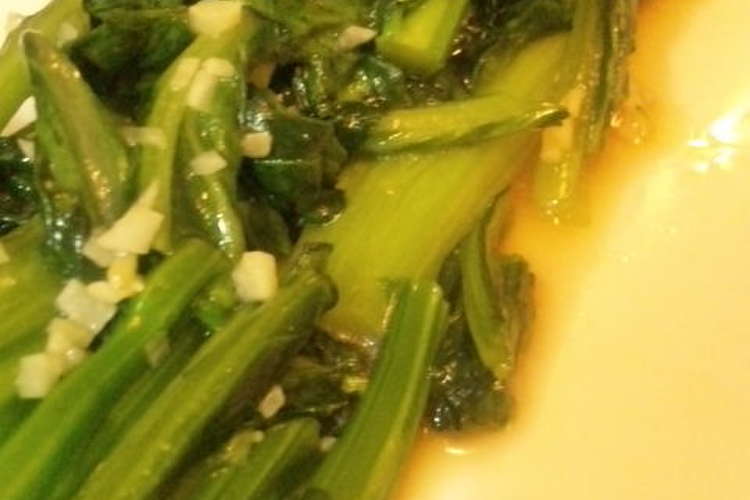 油菜心 ユサイシン の炒めもの レシピ 作り方 By ちびコロママ クックパッド 簡単おいしいみんなのレシピが364万品