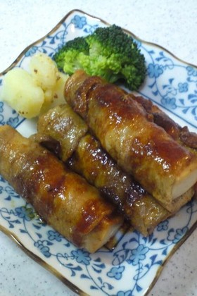 高野豆腐の豚肉巻き