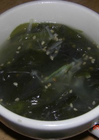 中華風わかめスープ