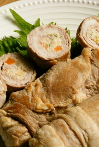 和洋ミックス料理～豚肉のチーズ豆腐巻き