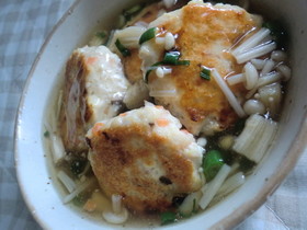 豆腐つみれの野菜あんかけ