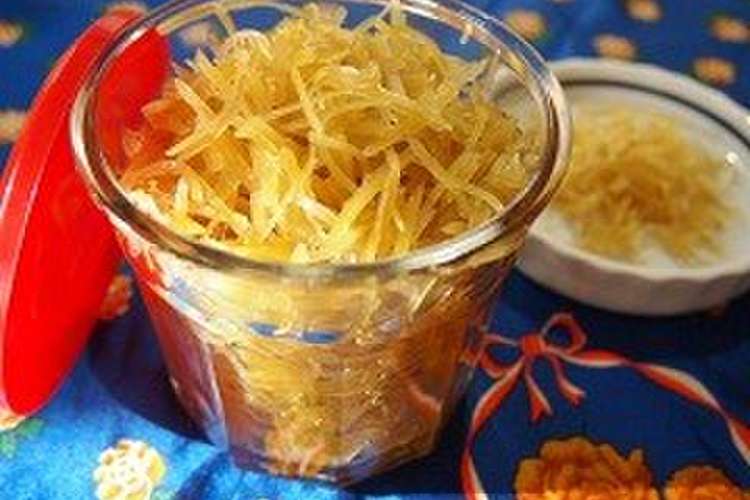 生姜好きのお菓子用 生姜の砂糖煮 レシピ 作り方 By 猫豆屋 クックパッド