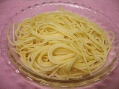 電子レンジ☆スパゲティの茹で方の写真