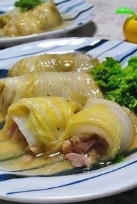 とろ～り鶏肉のロール白菜～中華風