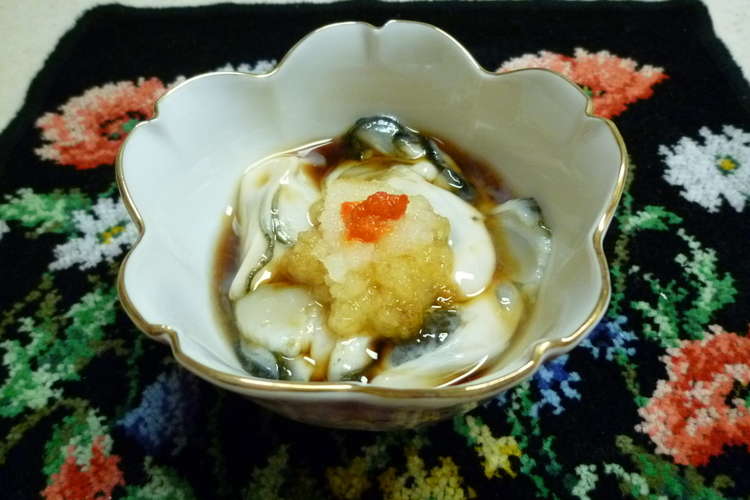 生ガキの酢の物 レシピ 作り方 By Yurikot クックパッド 簡単おいしいみんなのレシピが366万品