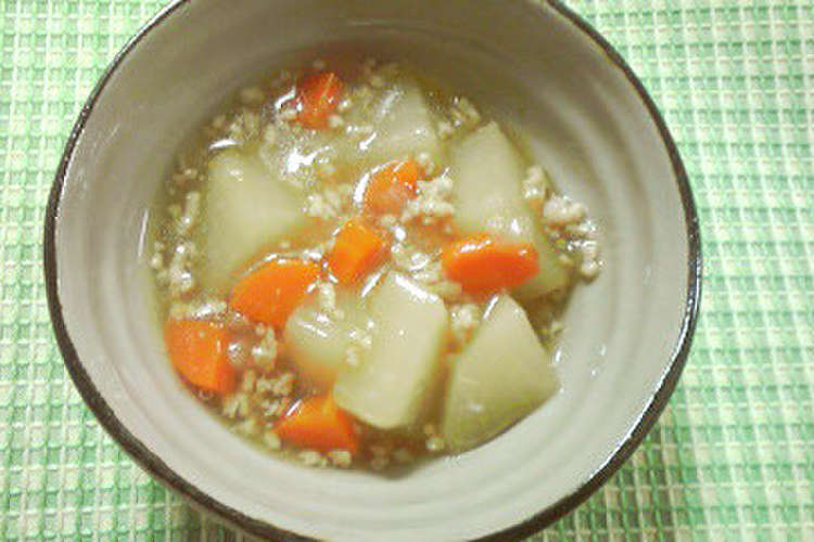 大根のそぼろあんかけ 離乳食後期にも レシピ 作り方 By ととろ めい クックパッド 簡単おいしいみんなのレシピが358万品