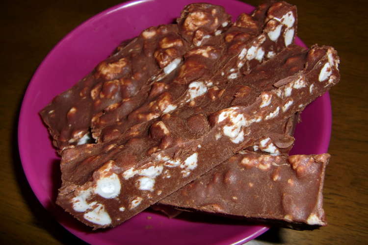 V D簡単絶品 マシュマロinチョコ レシピ 作り方 By Chi クックパッド 簡単おいしいみんなのレシピが350万品