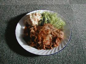 豚肉の生姜焼き
