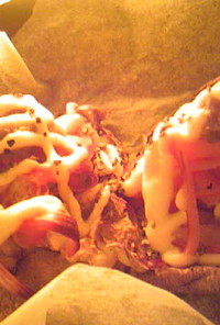 椎茸とカニかまのわさびマヨネーズ焼き