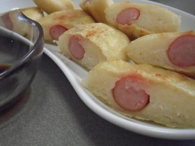 お腹に優しい!ウィンナー入りおから餅★