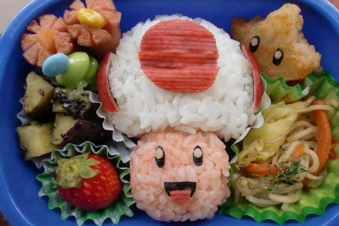 キャラ弁 スーパーマリオの キノピオ レシピ 作り方 By ぴょんまちゃと クックパッド 簡単おいしいみんなのレシピが379万品