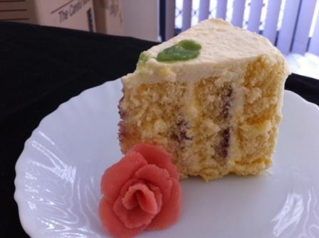 ブルーベリーのクリームチーズケーキの画像