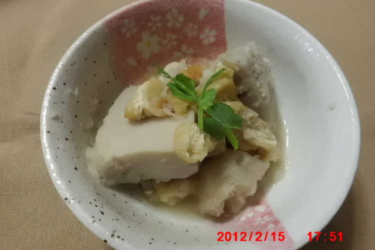 赤目芋と薄揚げの煮物 レシピ 作り方 By ふうばあば クックパッド 簡単おいしいみんなのレシピが359万品