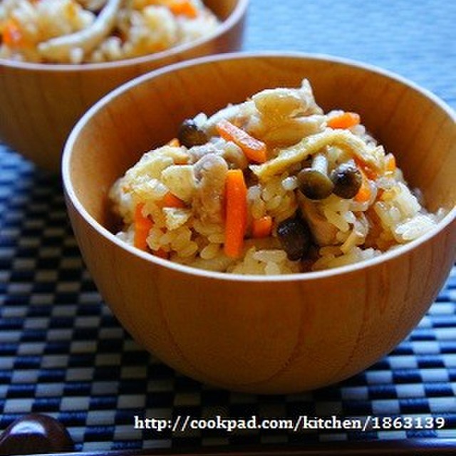 めんつゆで 鶏としめじの炊き込みごはん レシピ 作り方 By Meg526 クックパッド 簡単おいしいみんなのレシピが377万品 めんつゆで 鶏としめじの炊き込みごはん レシピ 作り方 By Meg526 クックパッド 簡単おいしいみんなのレシピが377万品
