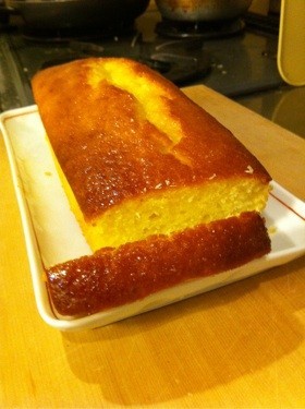 オリーブオイルレモンケーキのレシピ