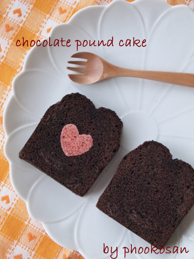 チョコレートパウンドケーキの写真