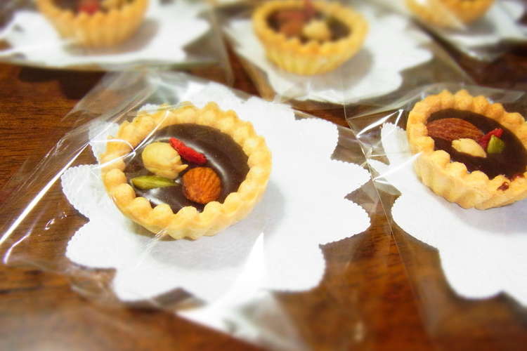 生チョコタルトonナッツ 感謝チョコ用 レシピ 作り方 By プチマ クックパッド