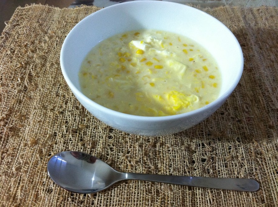 簡単☆とろとろ卵のコーンスープの画像