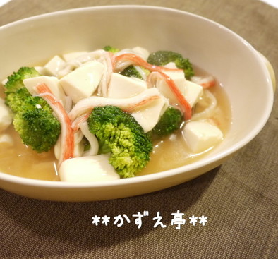 とろとろ♪ブロッコリーの豆腐あんかけの写真