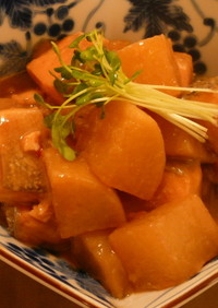 大根と甘鮭の味噌煮