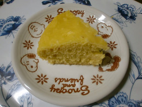 豆腐de簡単♪炊飯器ケーキ(プレーン味)
