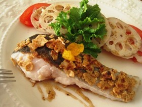たらのコーンフレーク焼き