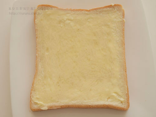 朝食に簡単焼かないはちみつバタートーストの画像