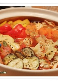 トマトバジル鍋