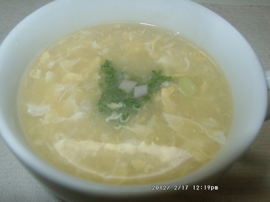 とうもろこしのスープの画像