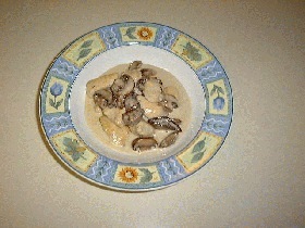 鶏肉ときのこのクリーム煮