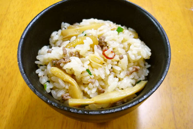桃屋 穂先メンマやわらぎdeご飯 彡 レシピ 作り方 By Yoco152 クックパッド 簡単おいしいみんなのレシピが352万品