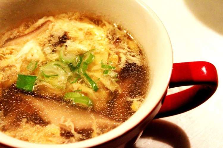 ウェイパーを使って しいたけと卵のスープ レシピ 作り方 By りょーーーこ クックパッド 簡単おいしいみんなのレシピが352万品