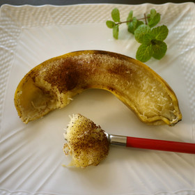 風邪引きさんの味方♪レンジでホットバナナ