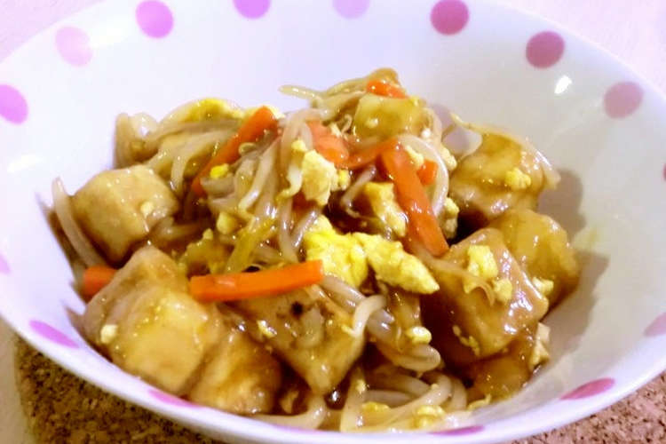 高野豆腐のもやしあんかけ レシピ 作り方 By たろまろろん クックパッド 簡単おいしいみんなのレシピが355万品
