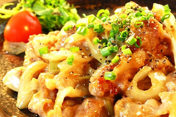 絶対旨い 豚肉と玉ねぎのマヨ生姜焼き レシピ 作り方 By ポルチーニきのこ クックパッド 簡単おいしいみんなのレシピが352万品