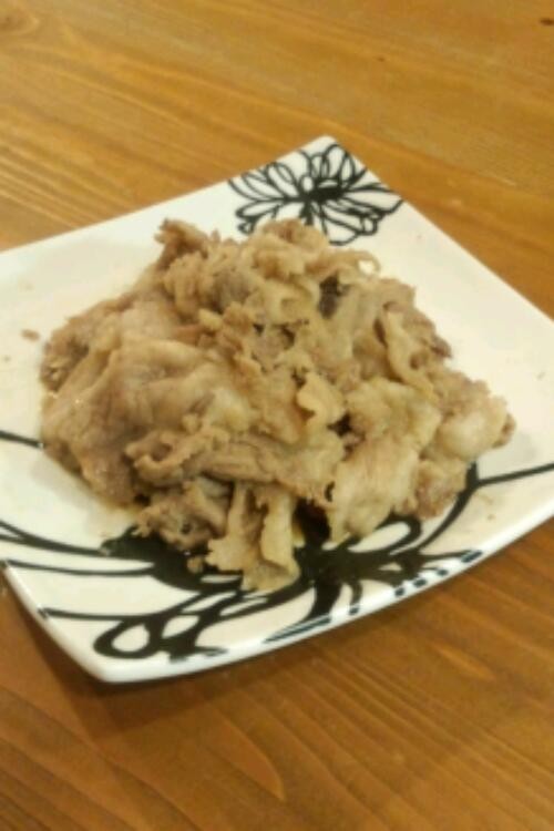 ウチの生姜焼きの画像